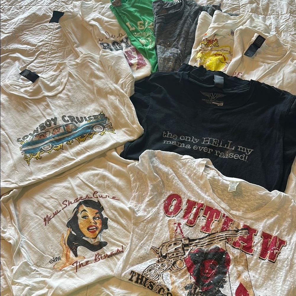 Cowgirl Western Graphic Tee Bundle
